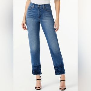 Sofia Jeans Women's Leslie High Rise Slim Straight Jeans